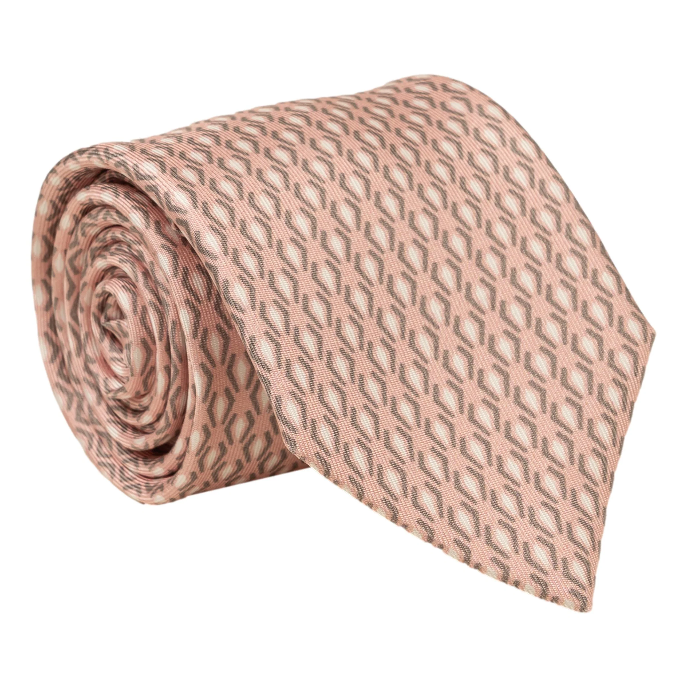 Sanremo Patterned Silk Tie - Image 2