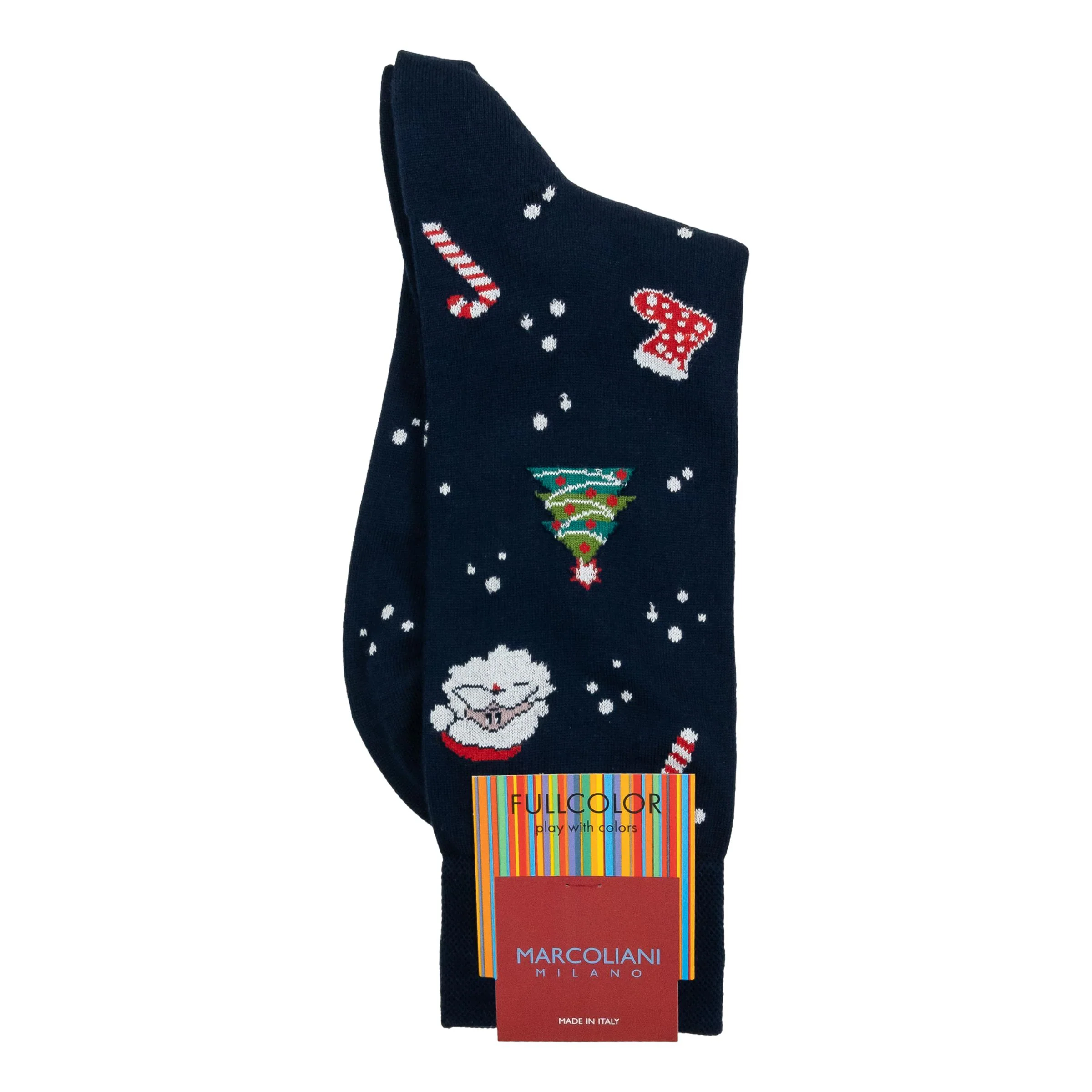 Santa Claus Pima Cotton Dress Sock - Image 2