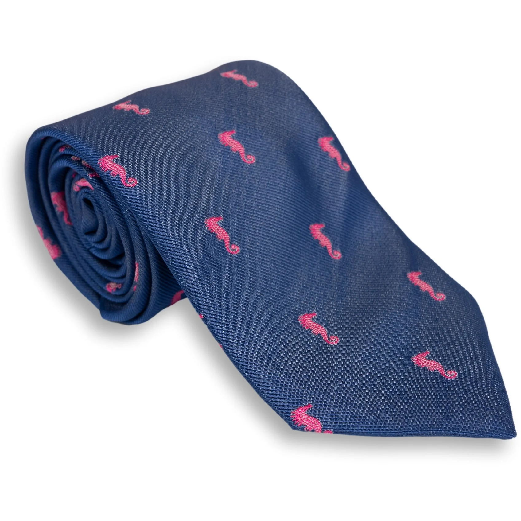 Sea Horse Silk Woven Tie - Image 2