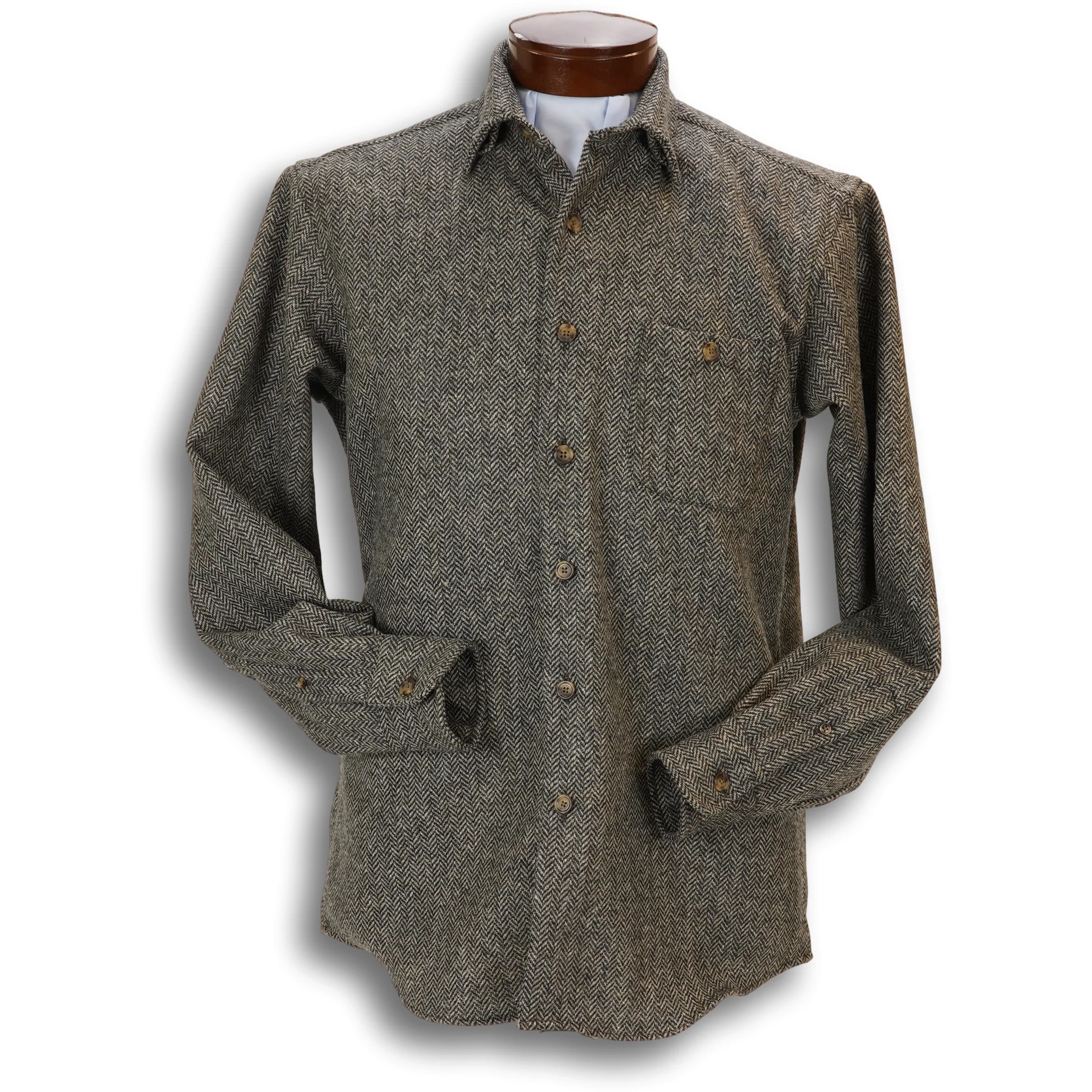 Shetland Wool Work Shirt - Image 6