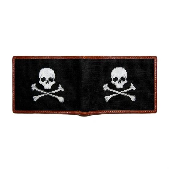 Jolly Roger Needlepoint Bi-Fold Wallet - Image 2