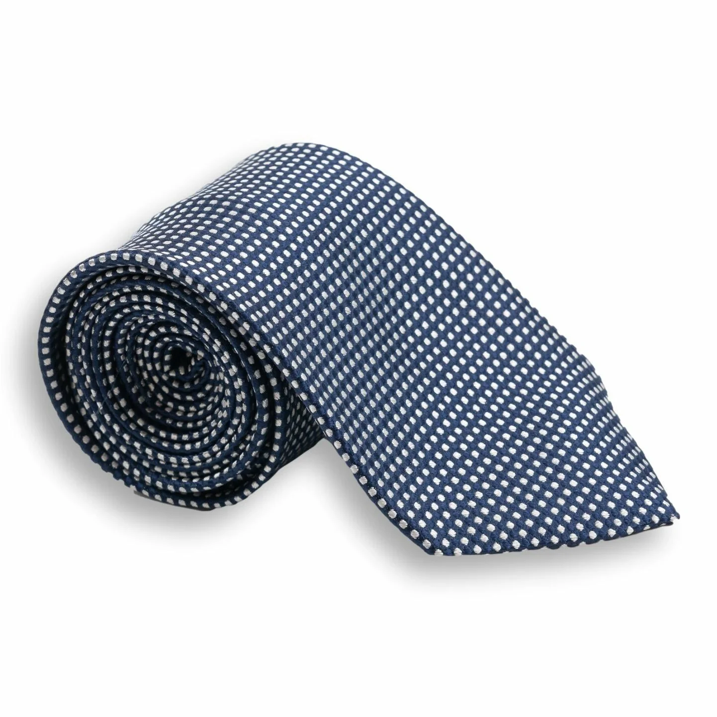 Small Block Woven Silk Tie - Image 3