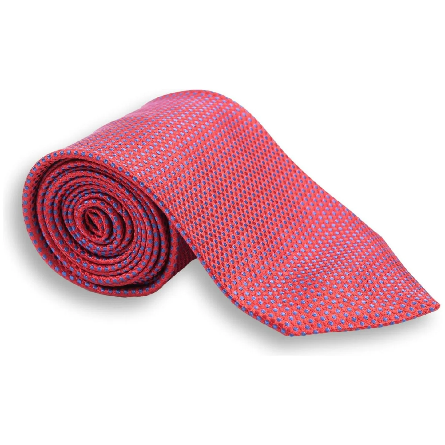 Small Block Woven Silk Tie - Image 4