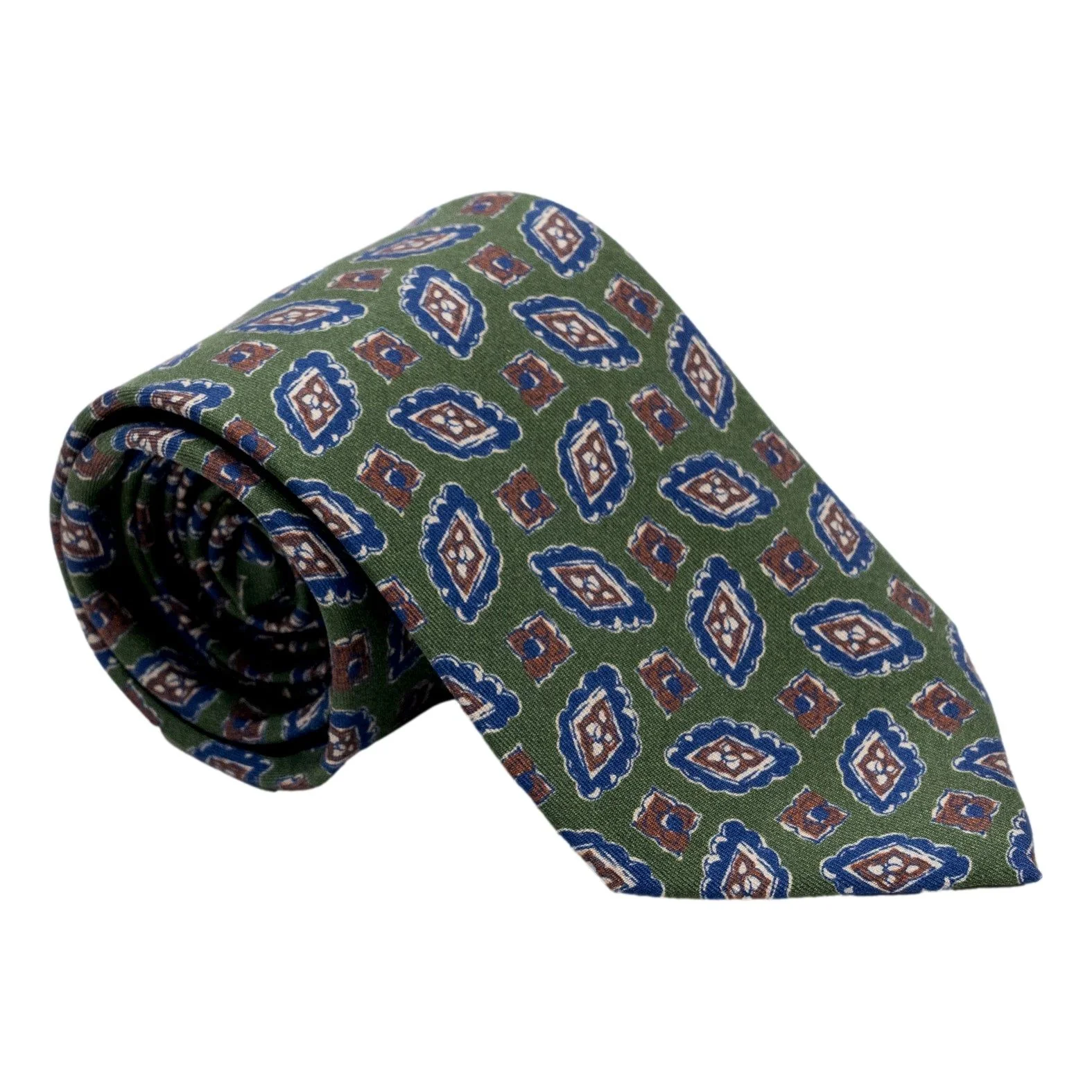 Small Geode Motif Silk Tie - Image 2