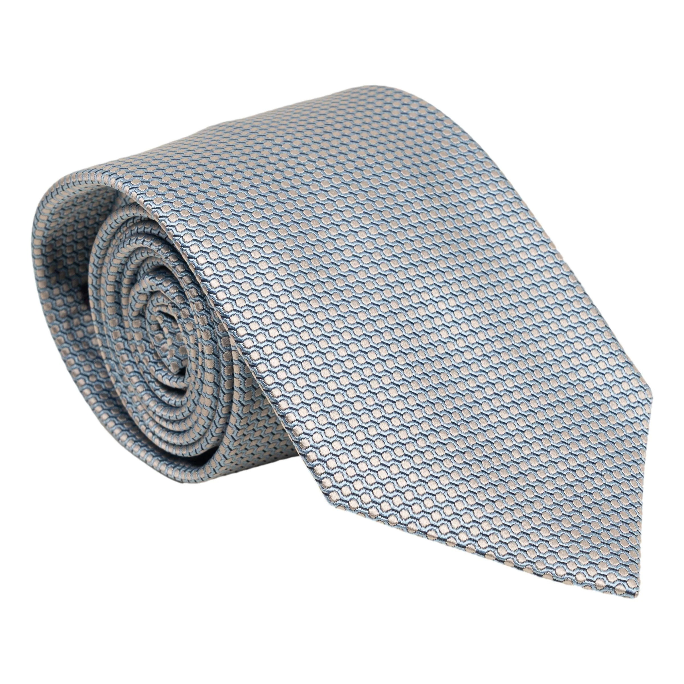 Formal Box Weave Silk Tie - Image 9