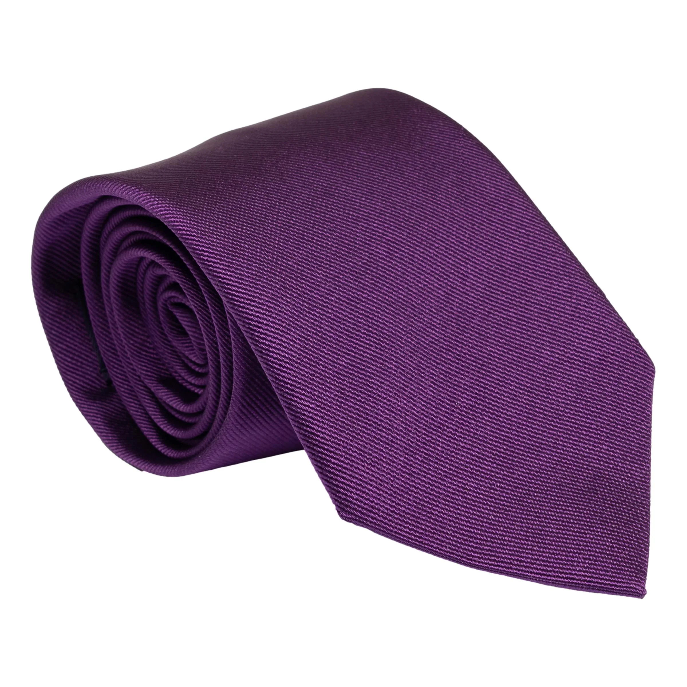 Solid Twill Silk Tie - Image 4