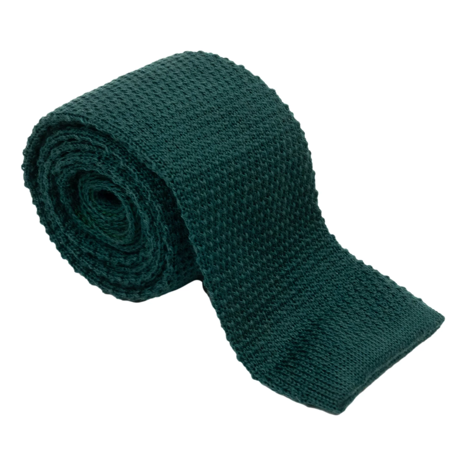 Solid Wool Knitted Tie - Image 4