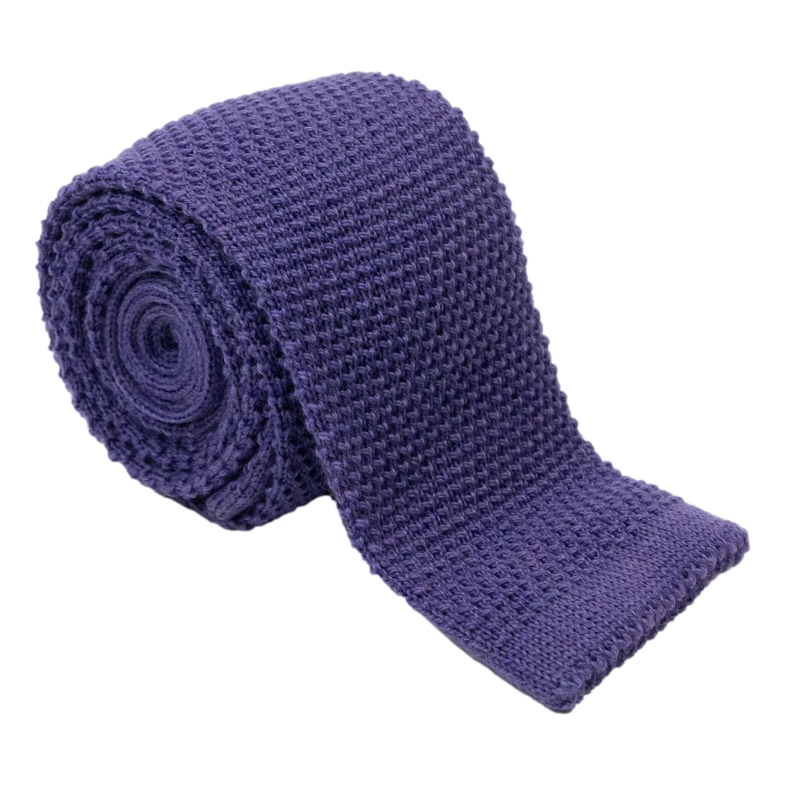 Solid Wool Knitted Tie - Image 5