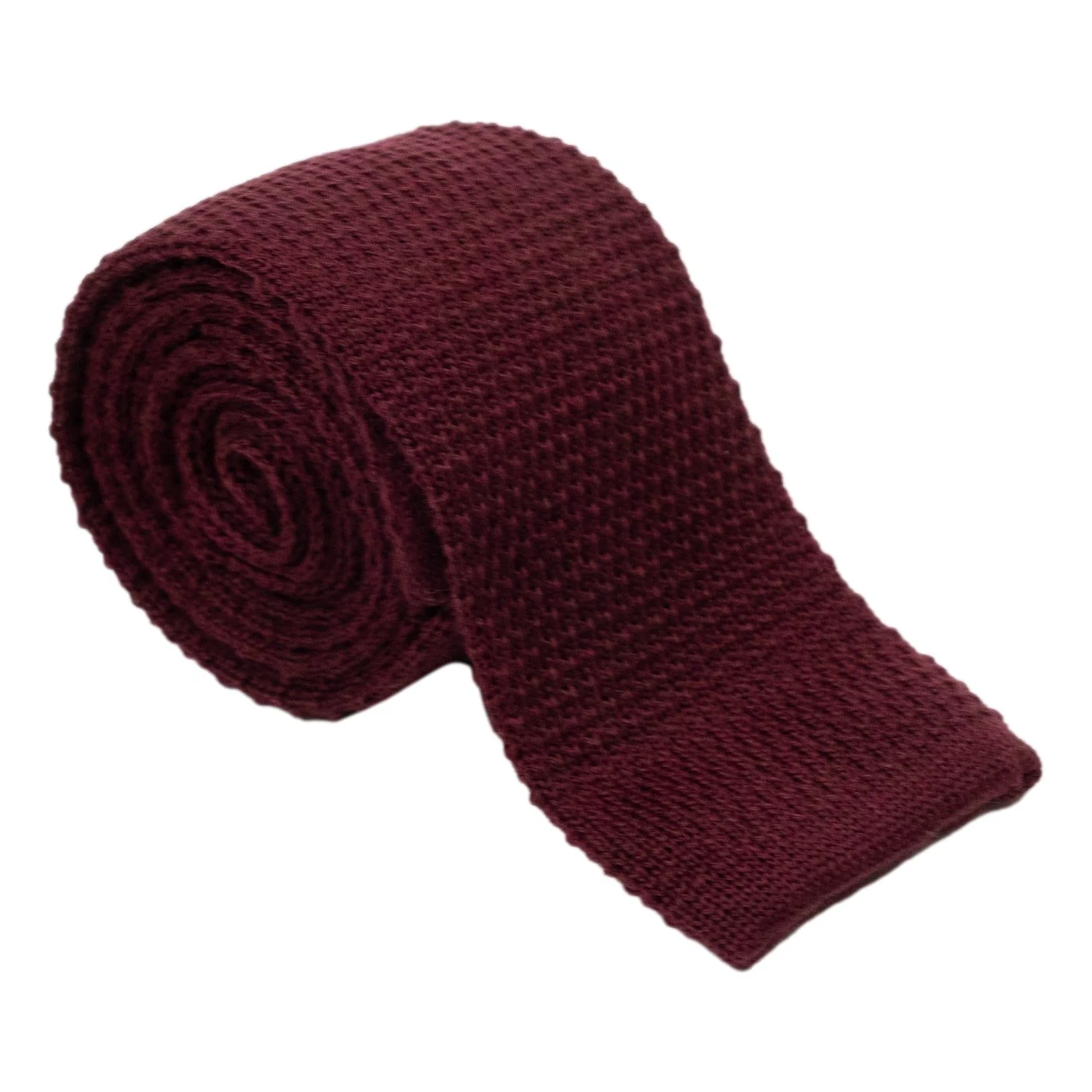 Solid Wool Knitted Tie - Image 7