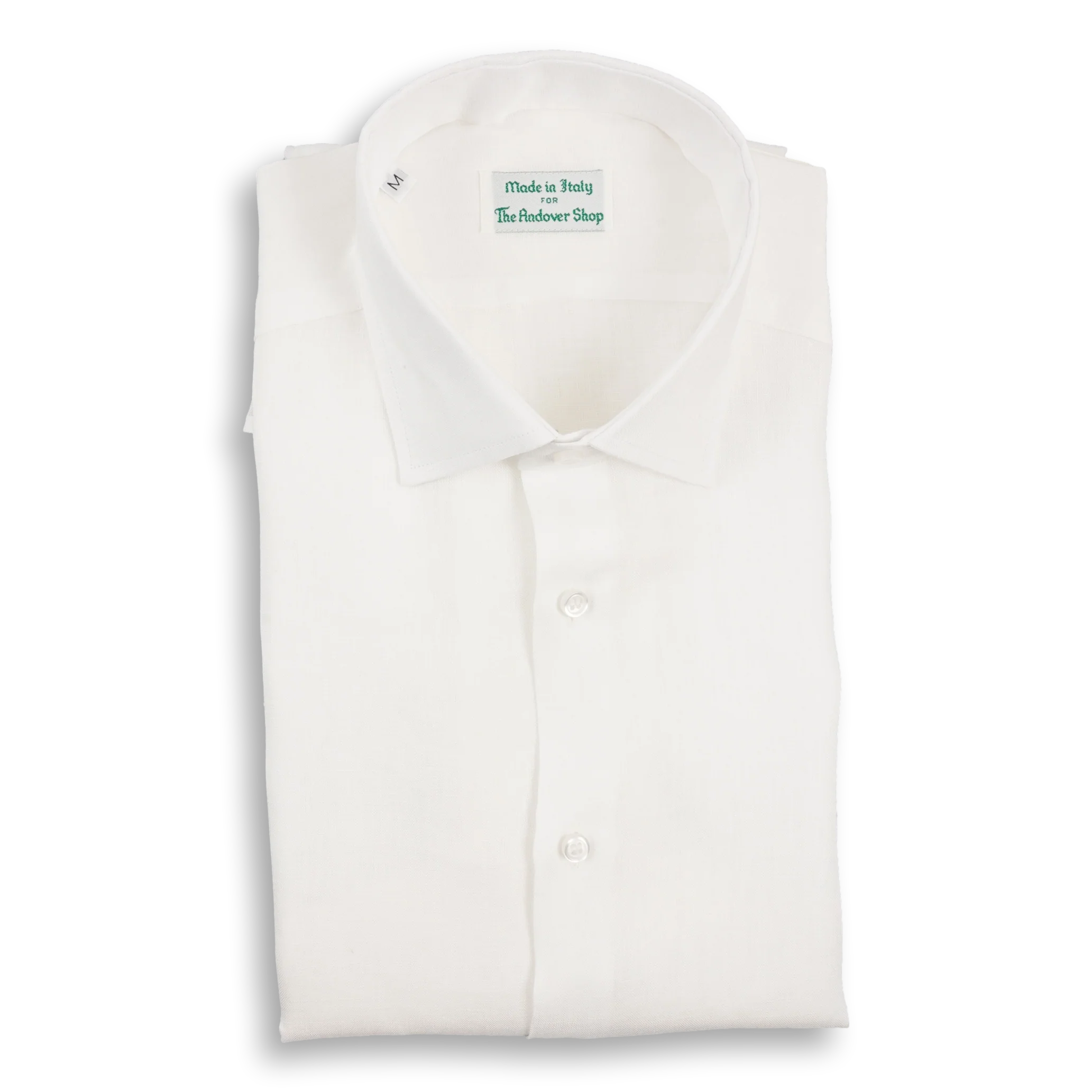 Linen Spread Collar Sport Shirt - Image 6