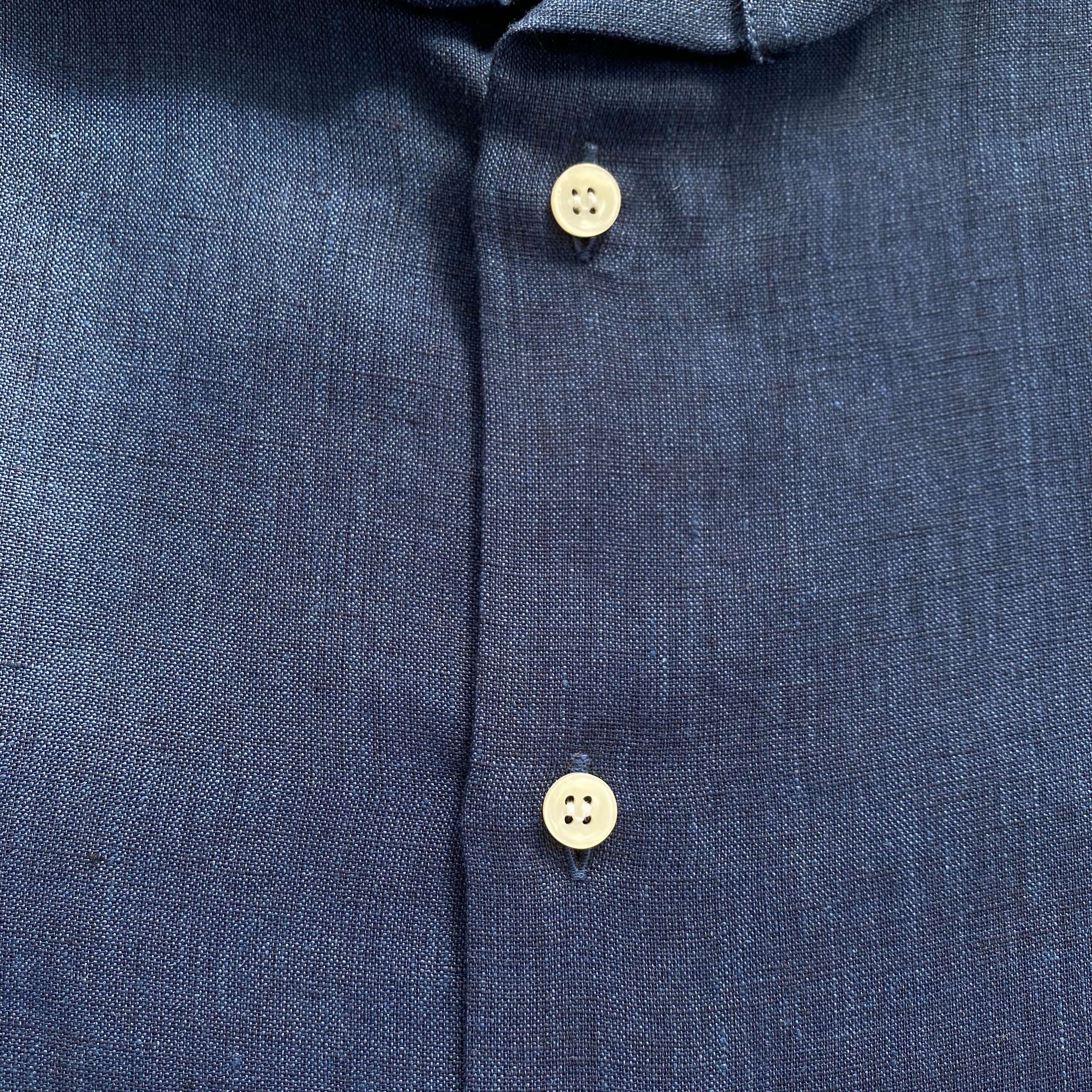 Linen Spread Collar Sport Shirt - Image 8