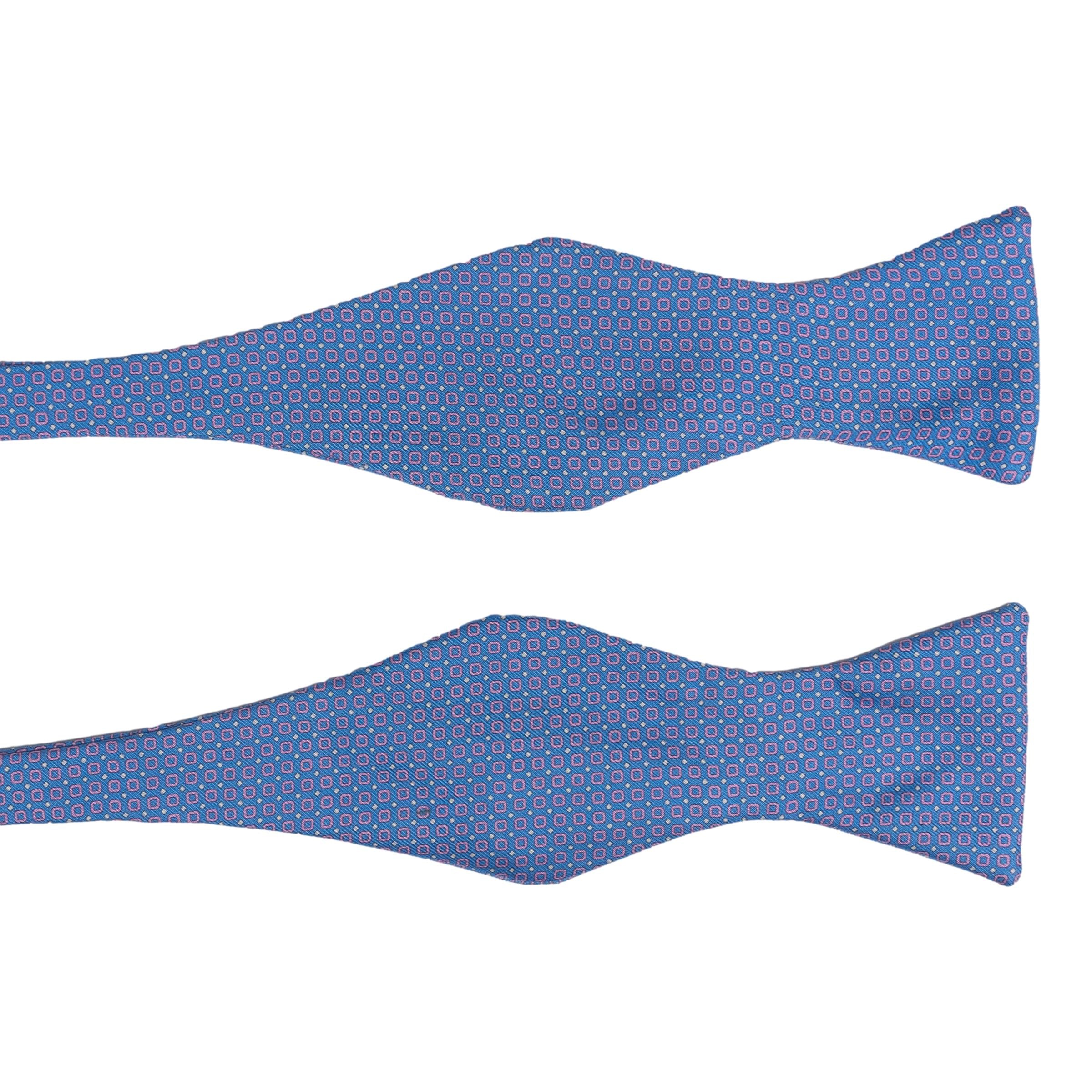 Square and Mini Diamond Silk Bow Tie - Image 2