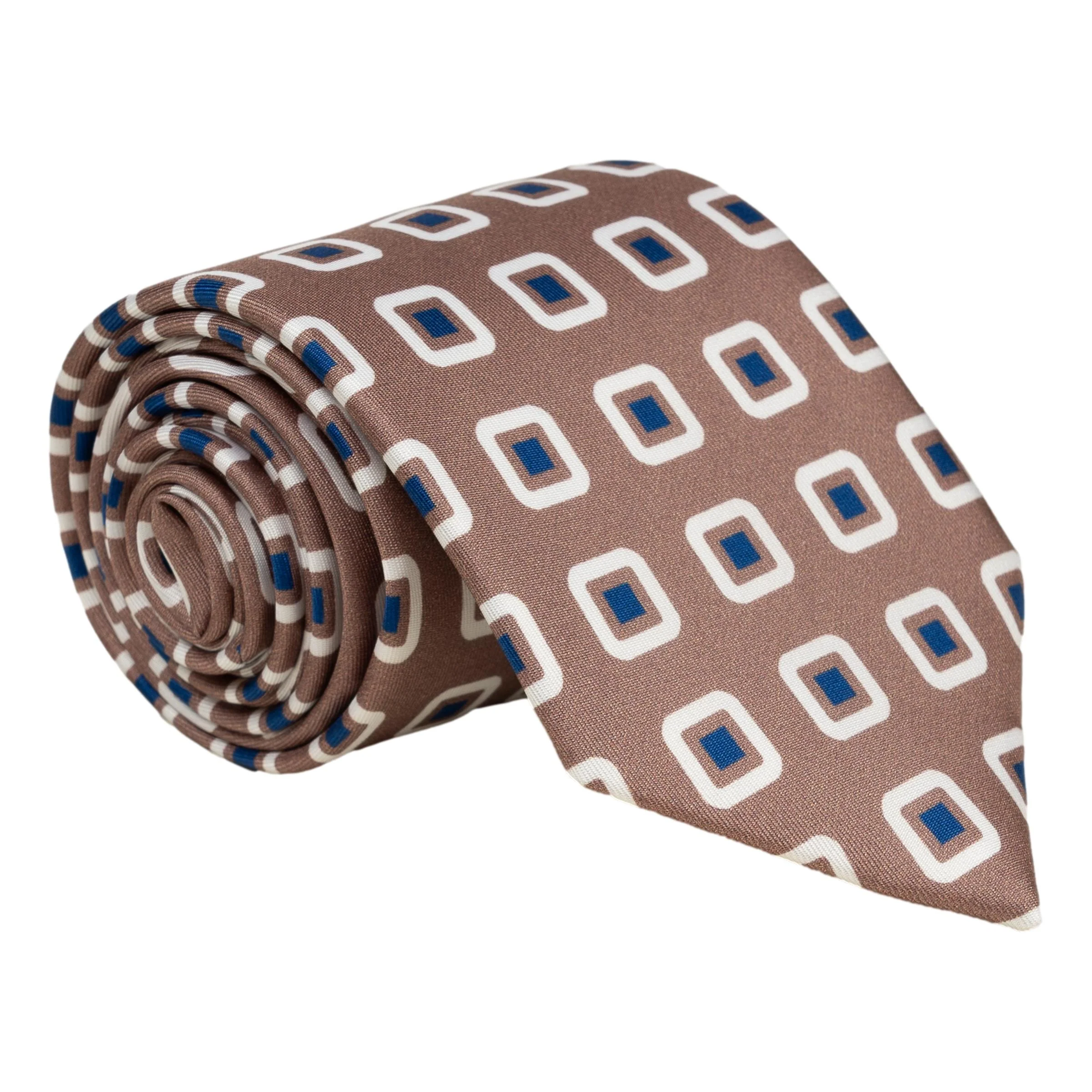 Square Bullseye Silk Tie - Image 2