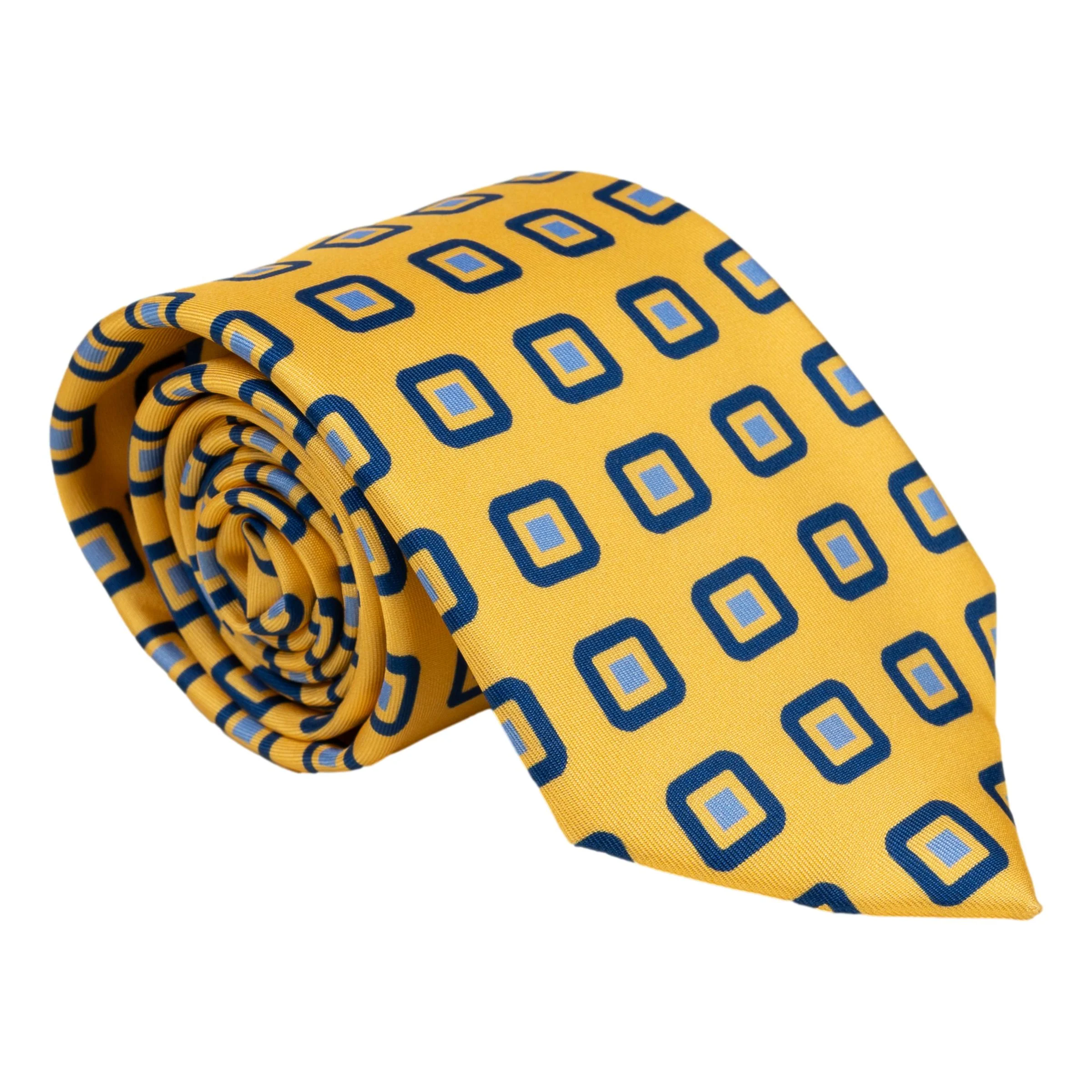 Square Bullseye Silk Tie - Image 3