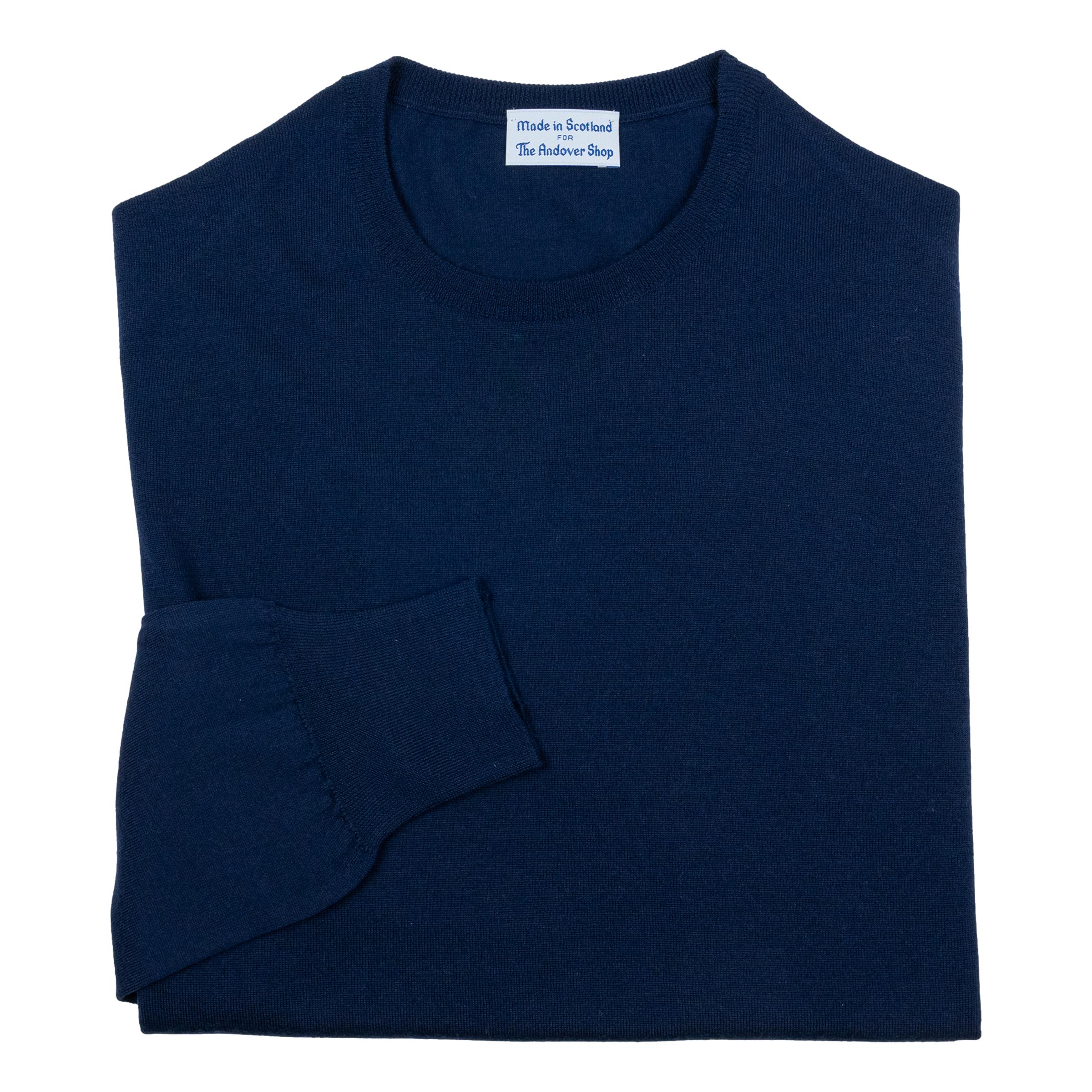 Superfine Merino Wool Crew Neck Sweater - Image 2