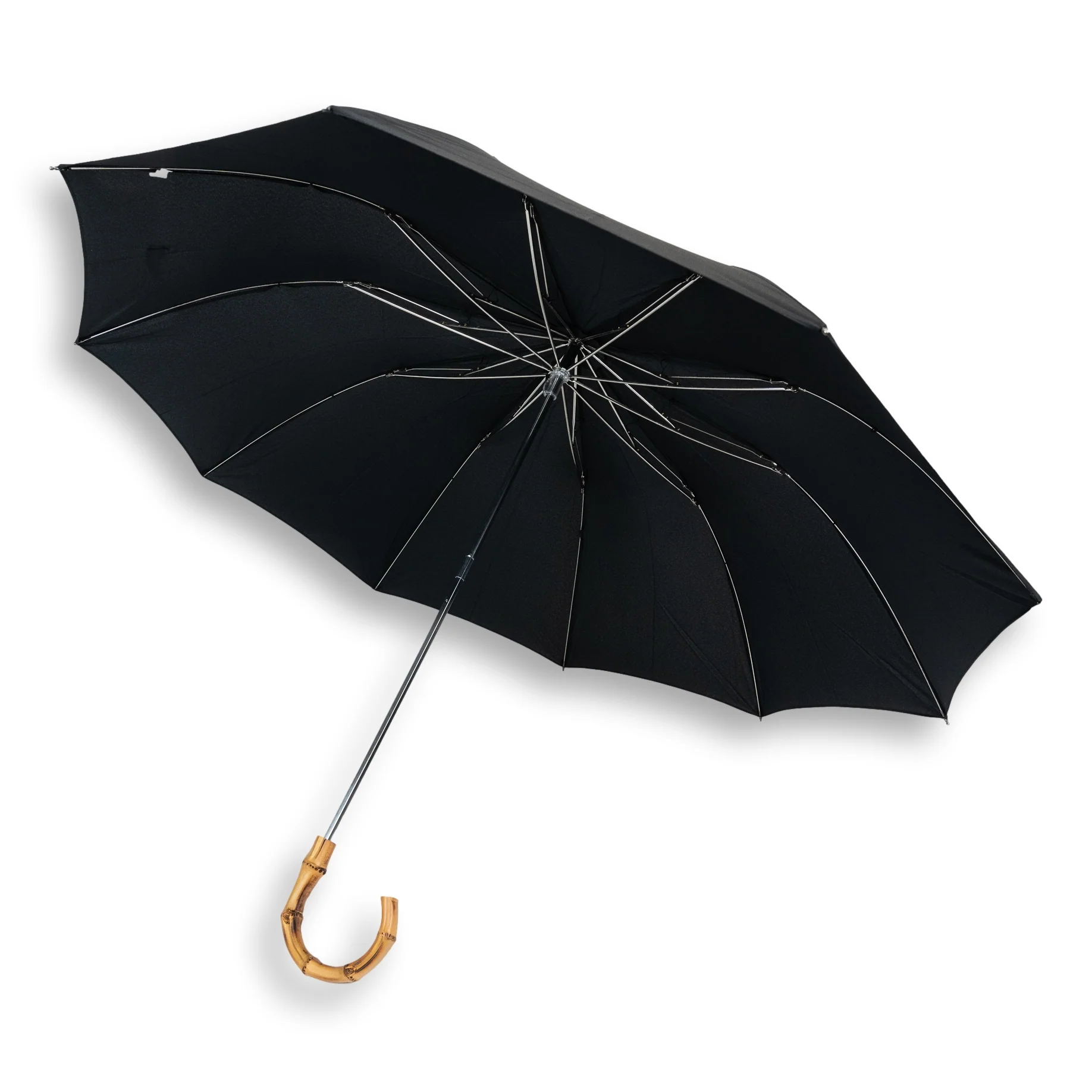 Tel4 Whangee Crook Handle Telescopic Fox Umbrella - Image 2