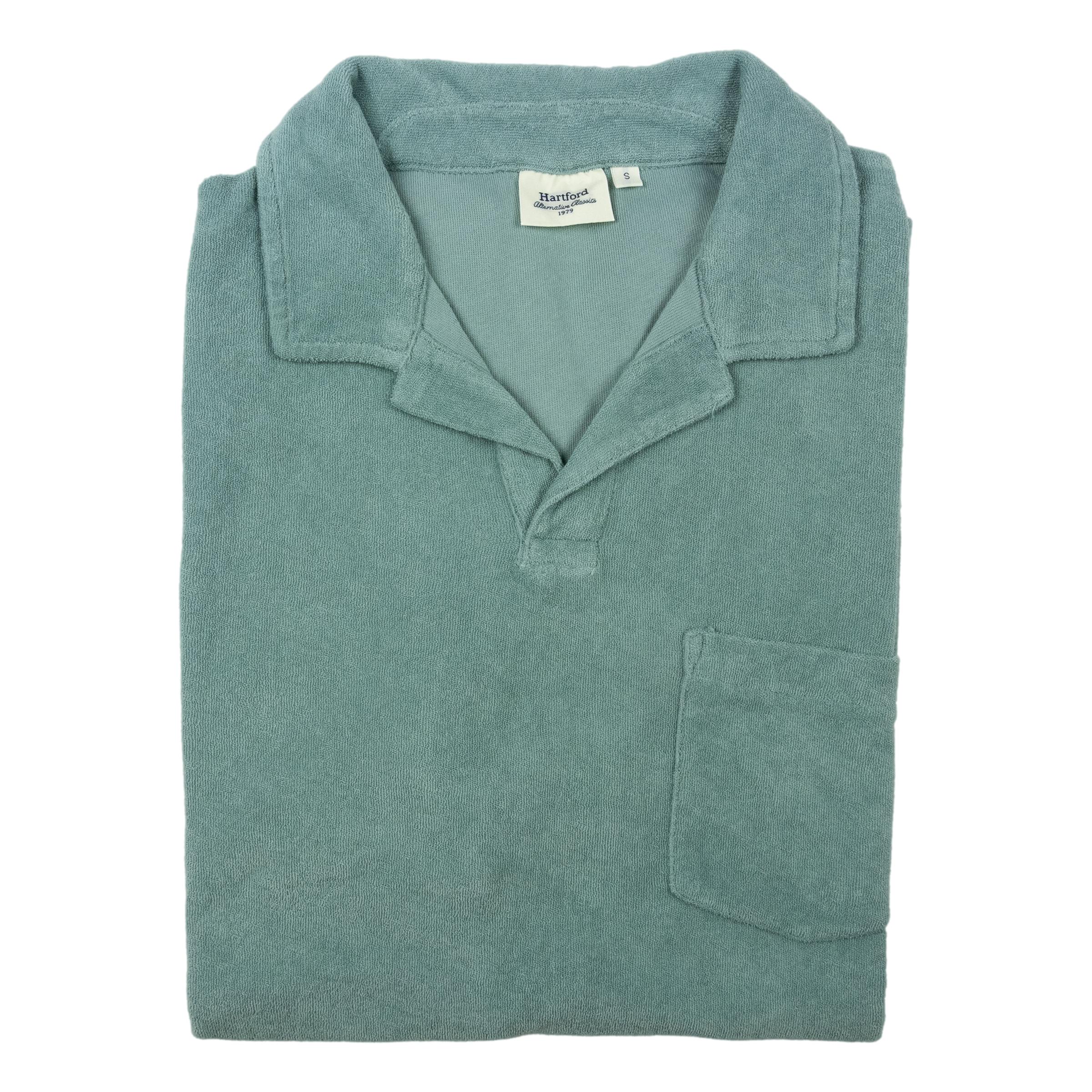 Terry Cotton Bouclette Polo Shirt - Image 4