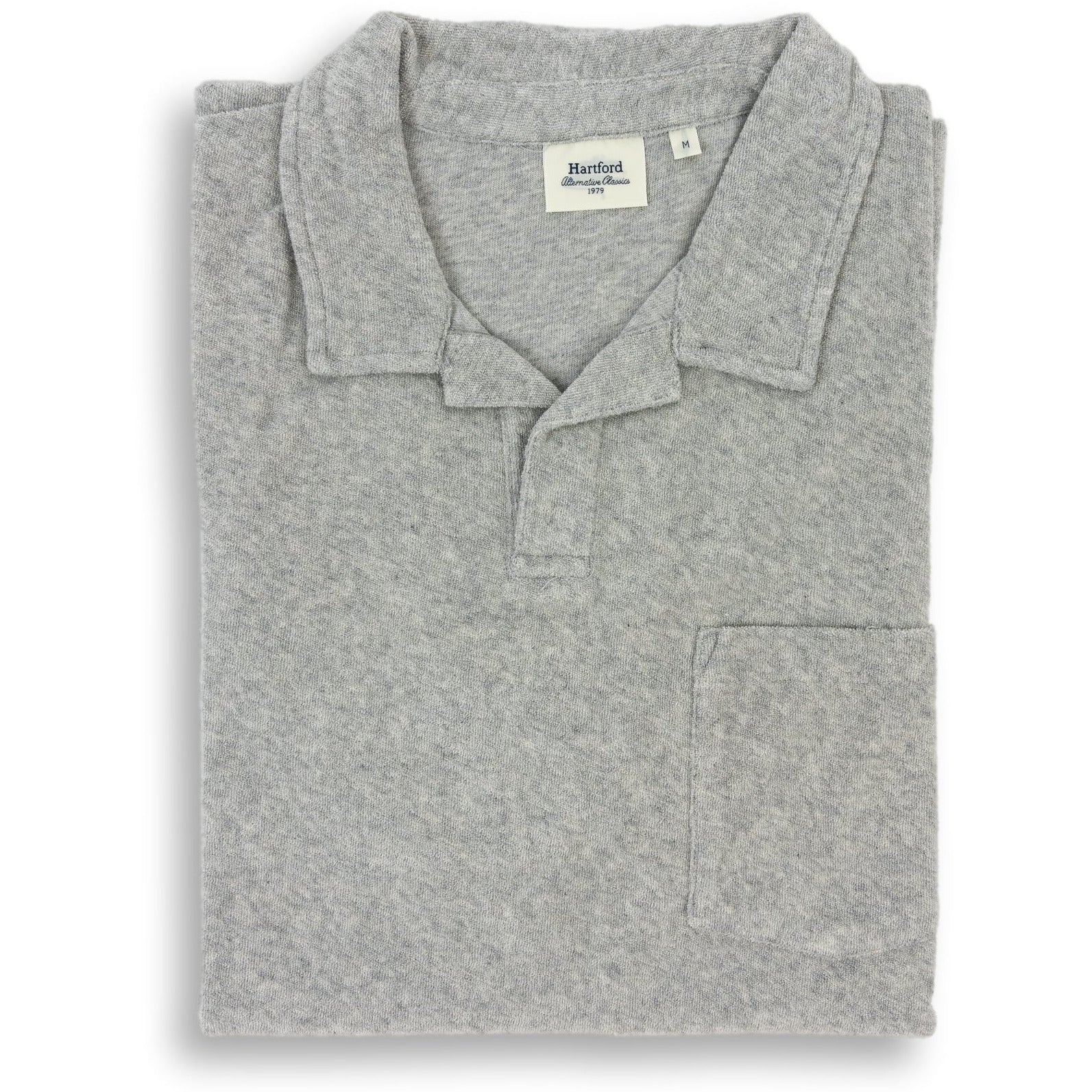 Terry Cotton Bouclette Polo Shirt - Image 6