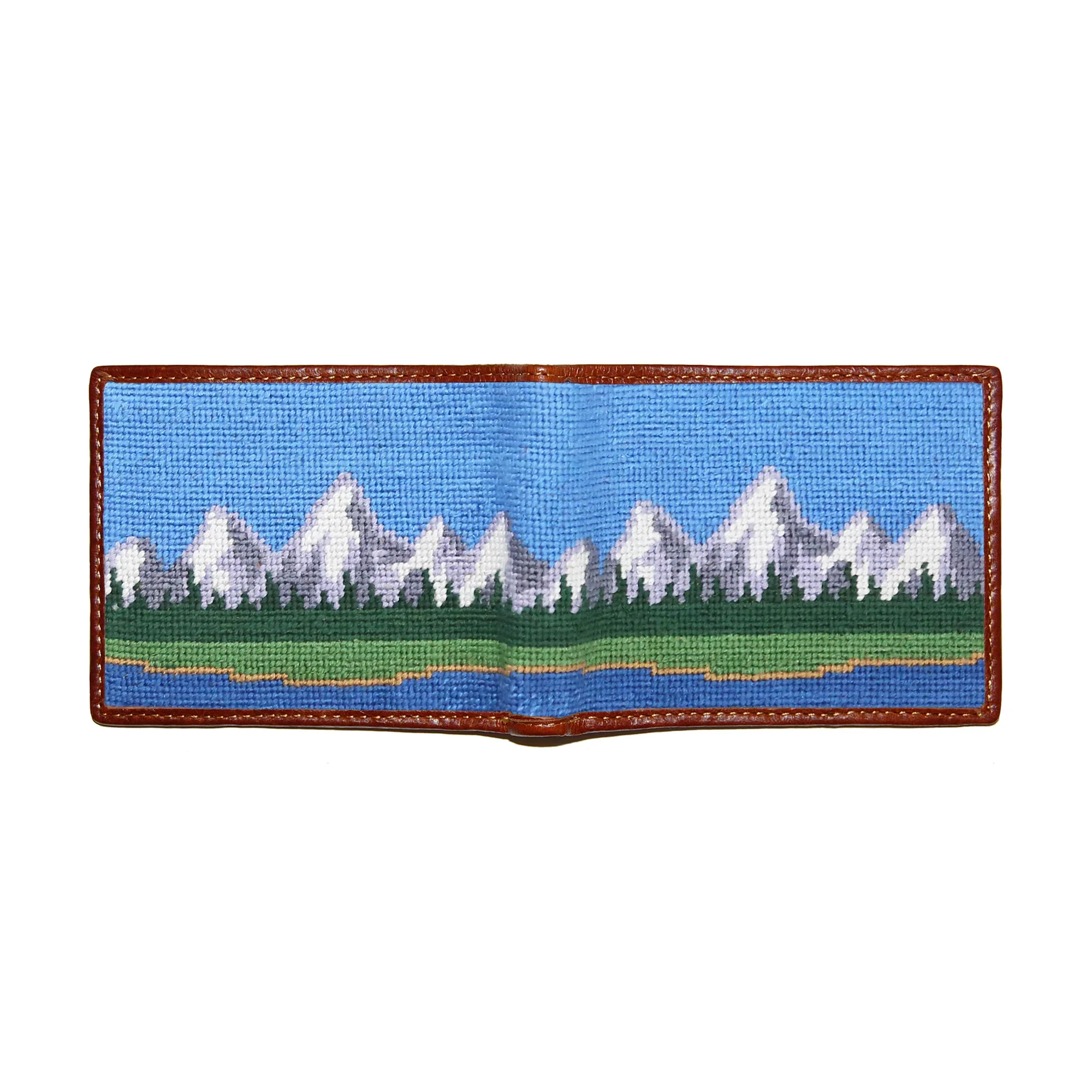 Tetons Needlepoint Bi-Fold Wallet - Image 2