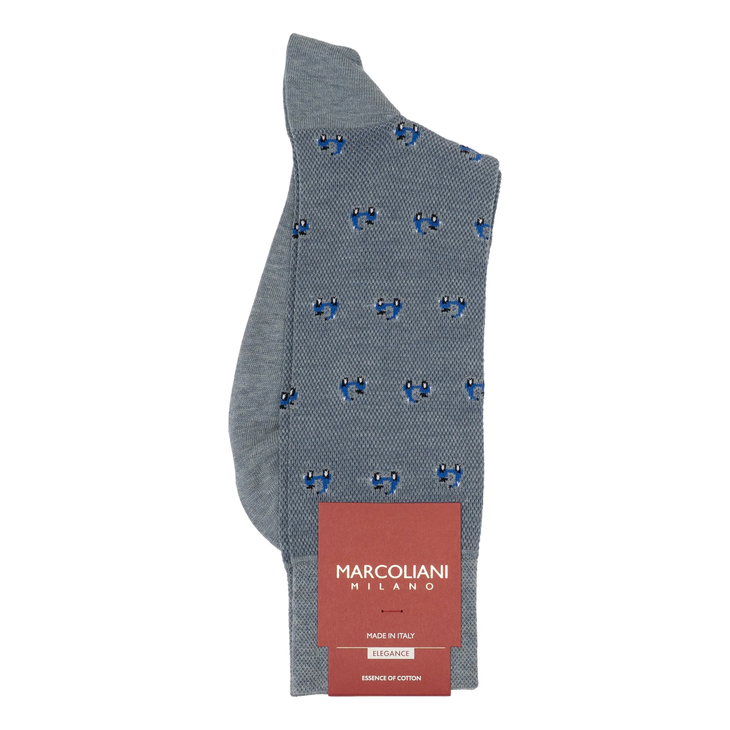 Tiny Scooter Pima Cotton Mid-Calf Dress Socks - Image 3