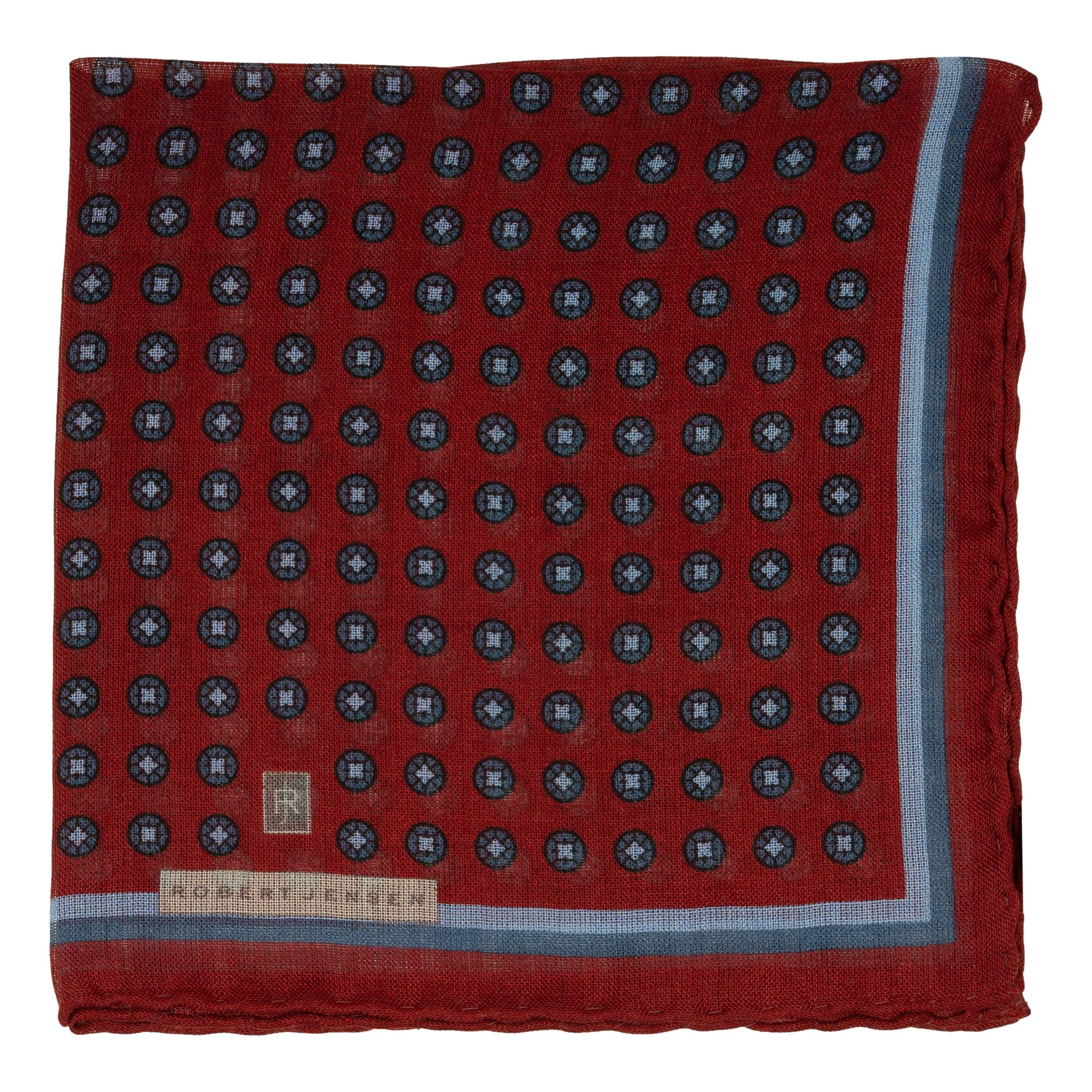 Turin Wool and Silk Pocket Square - Image 2