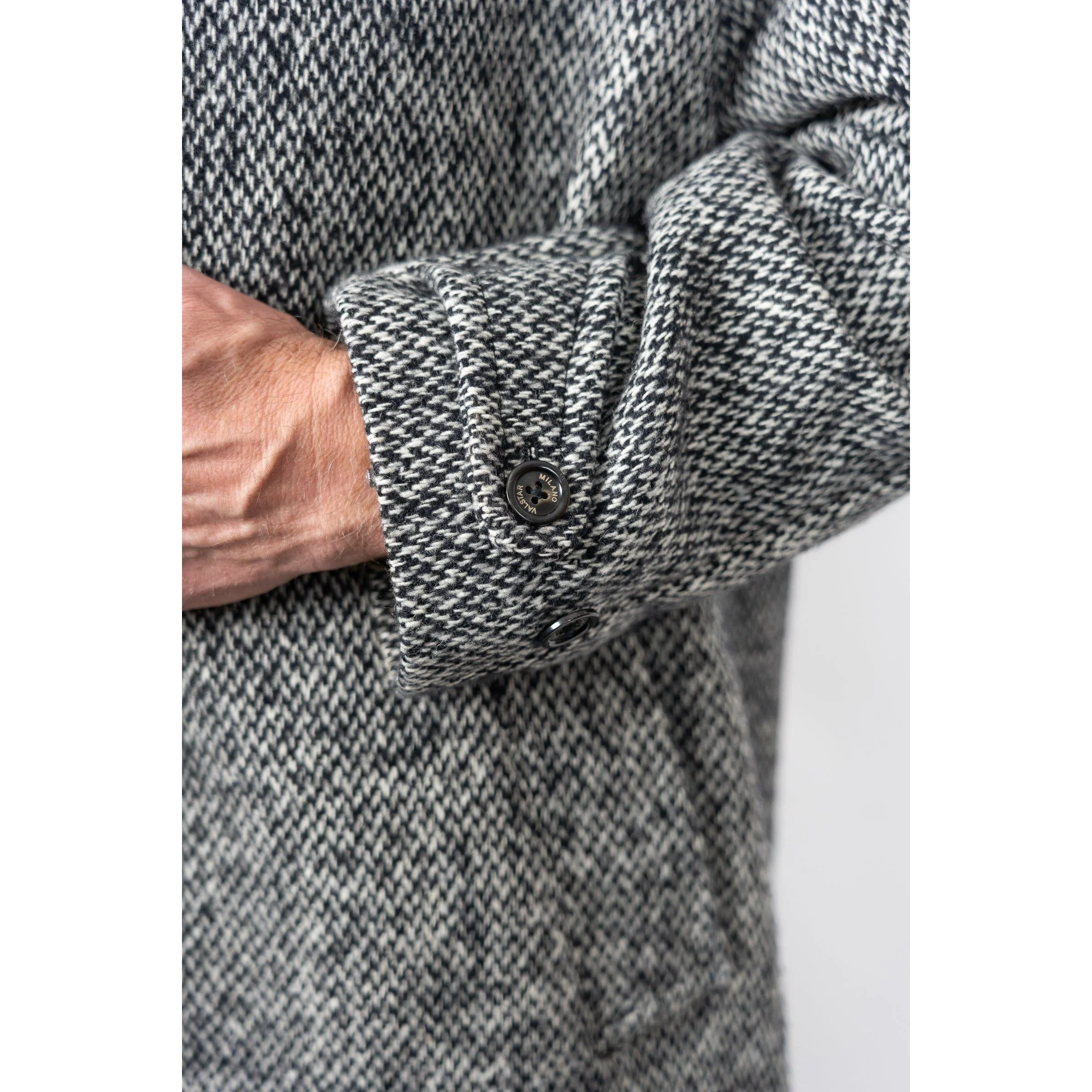 Valstar Vittorio Broken Twill Wool Overcoat - Image 3