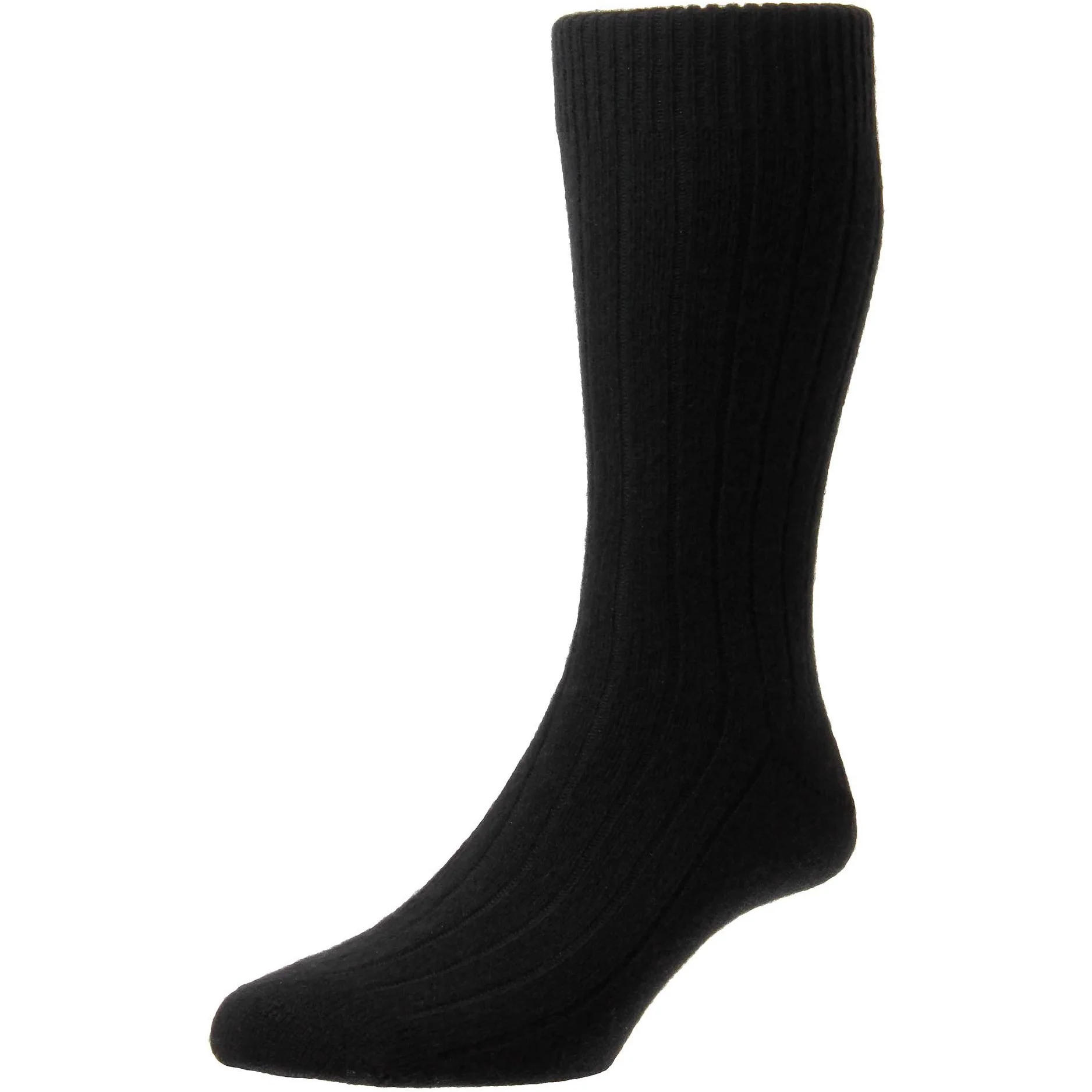 Waddington 5x1 Rib Cashmere Dress Socks - Image 4