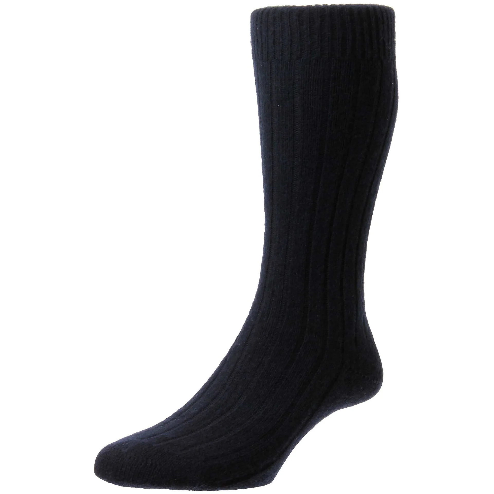 Waddington 5x1 Rib Cashmere Dress Socks - Image 8