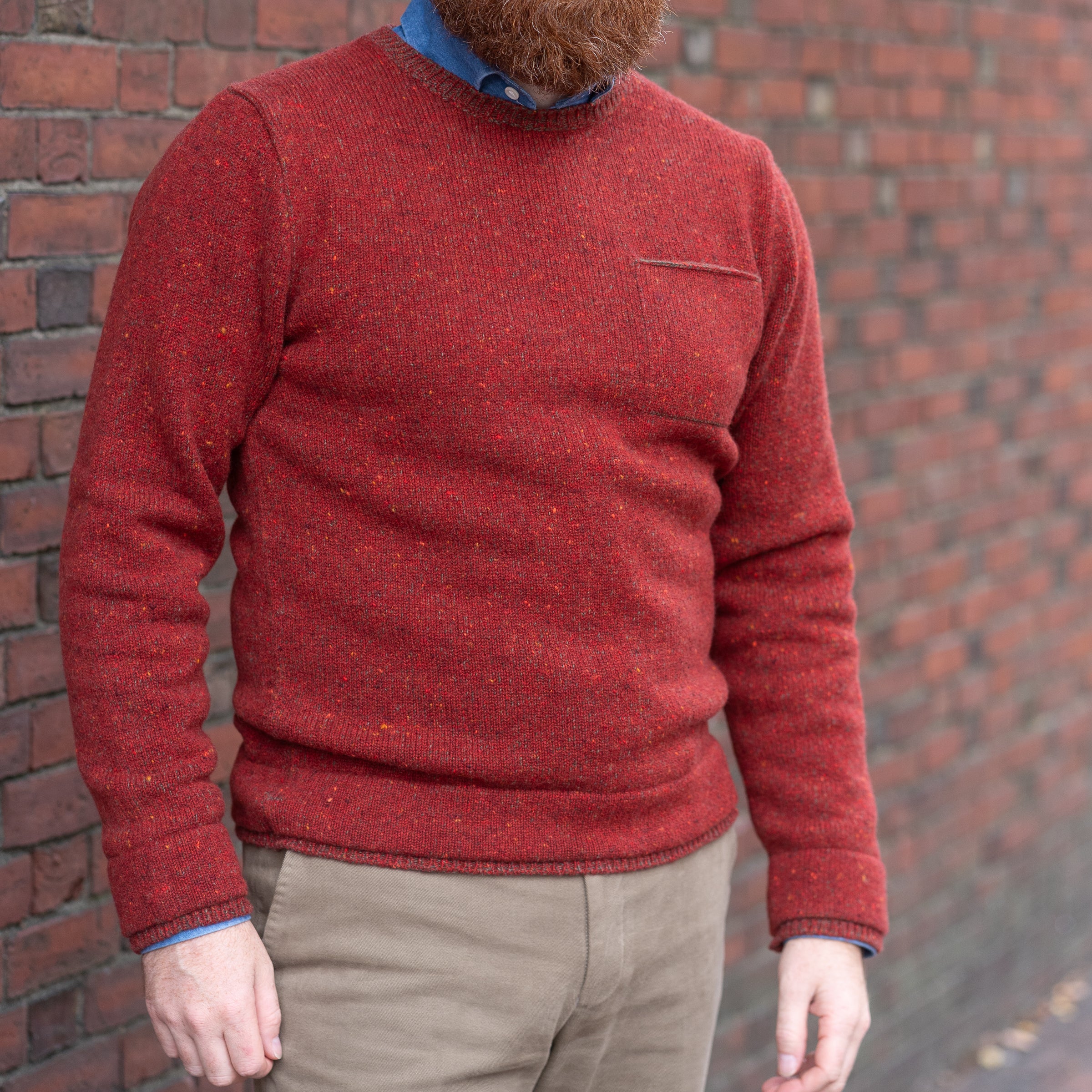 Wool and Cashmere Double Cuff Tunic - Image 3