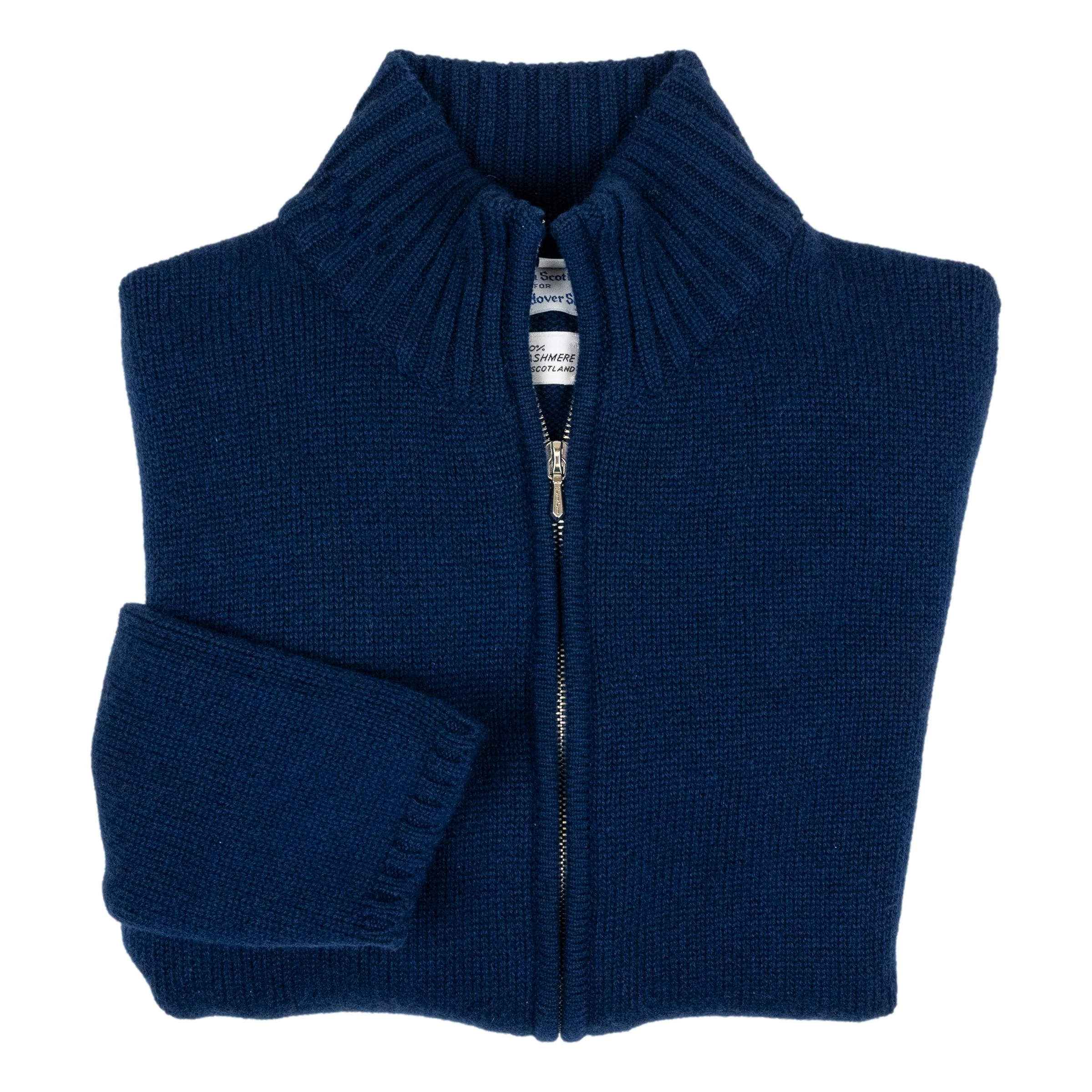 Zola High Neck Zipper Cashmere Sweater - Image 3