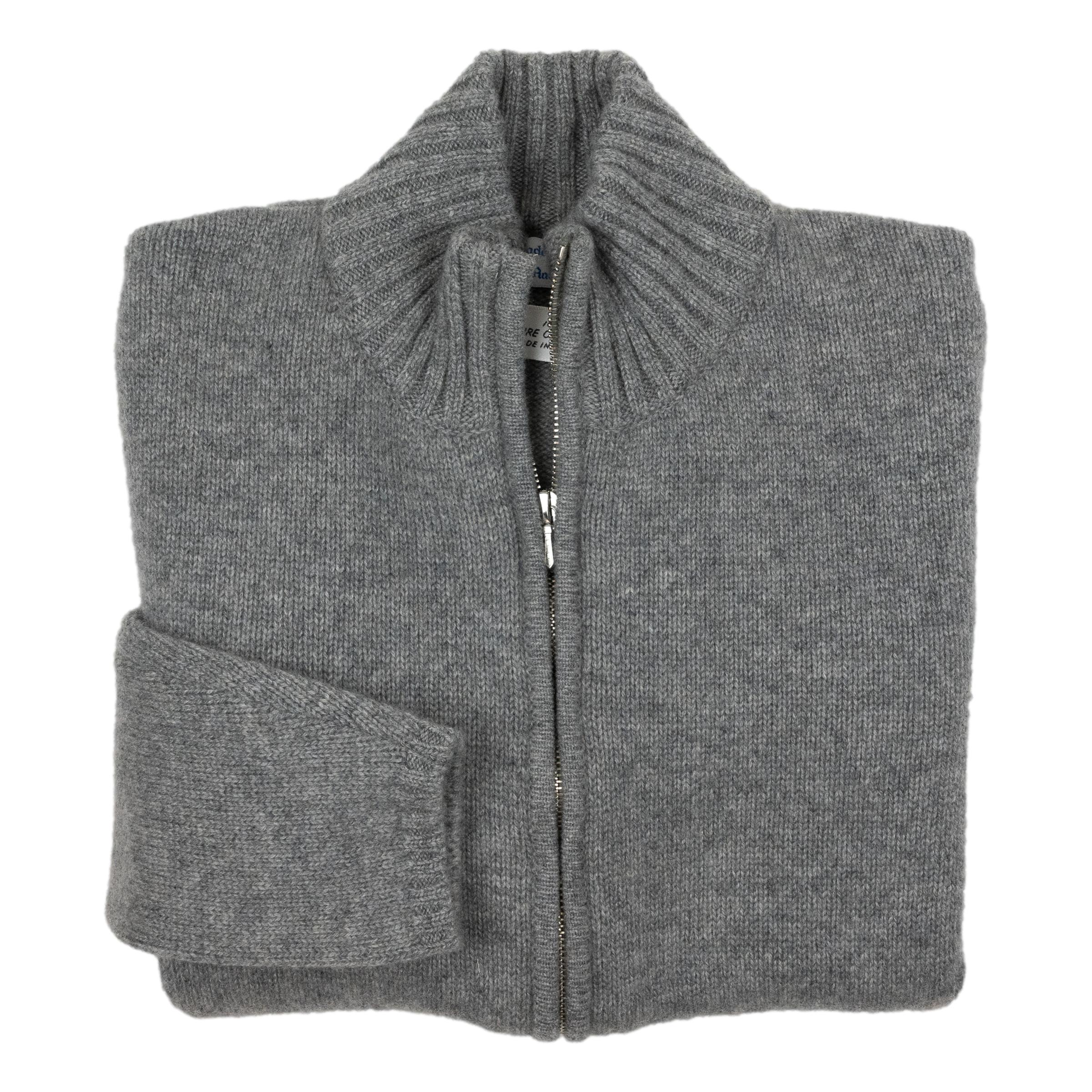 Zola High Neck Zipper Cashmere Sweater - Image 5